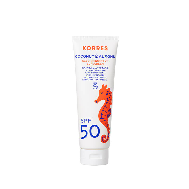 Coconut & Almond Kids Sensitive Sunscreen 50spf