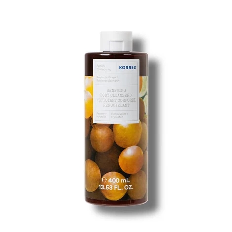 Korres Renewing Body Cleanser Αμπέλι Σαντορίνης 400 ml